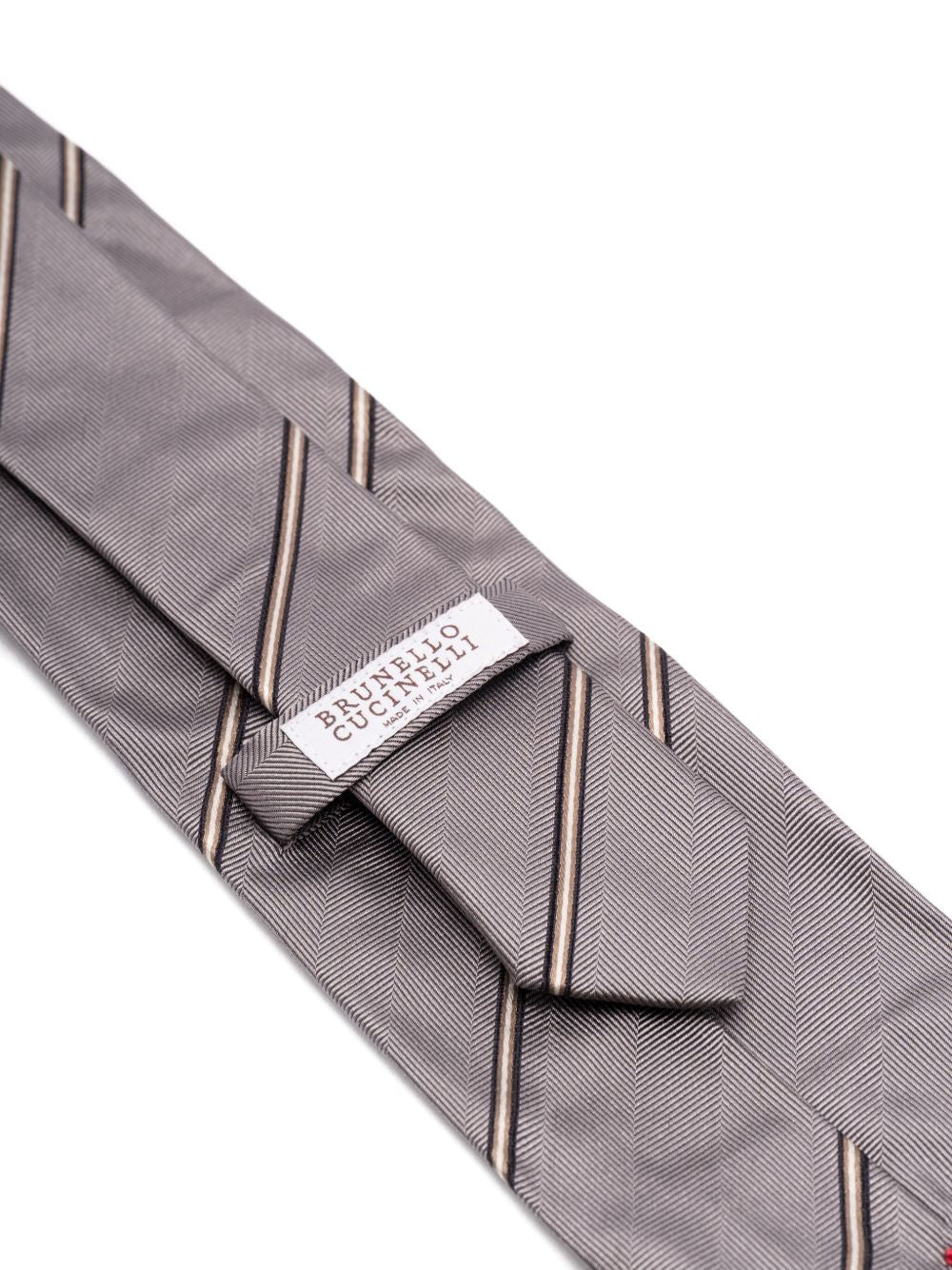 Brunello Cucinelli Striped silk tie Brunello Cucinelli