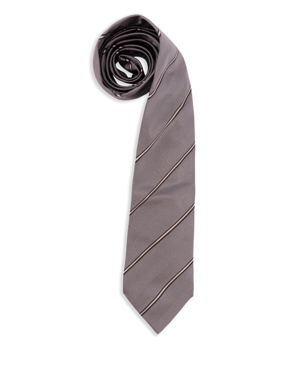 Brunello Cucinelli Striped silk tie Brunello Cucinelli