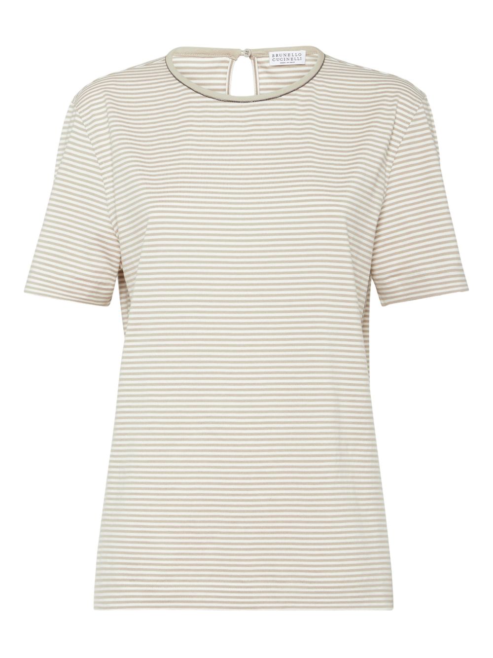 Brunello Cucinelli T-shirts and Polos Beige Brunello Cucinelli