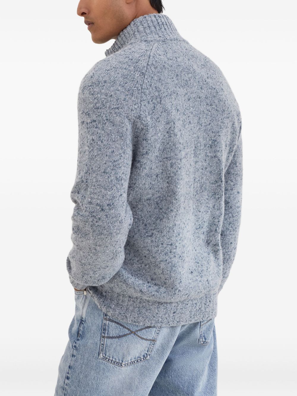 Brunello Cucinelli Sweaters Clear Blue Brunello Cucinelli