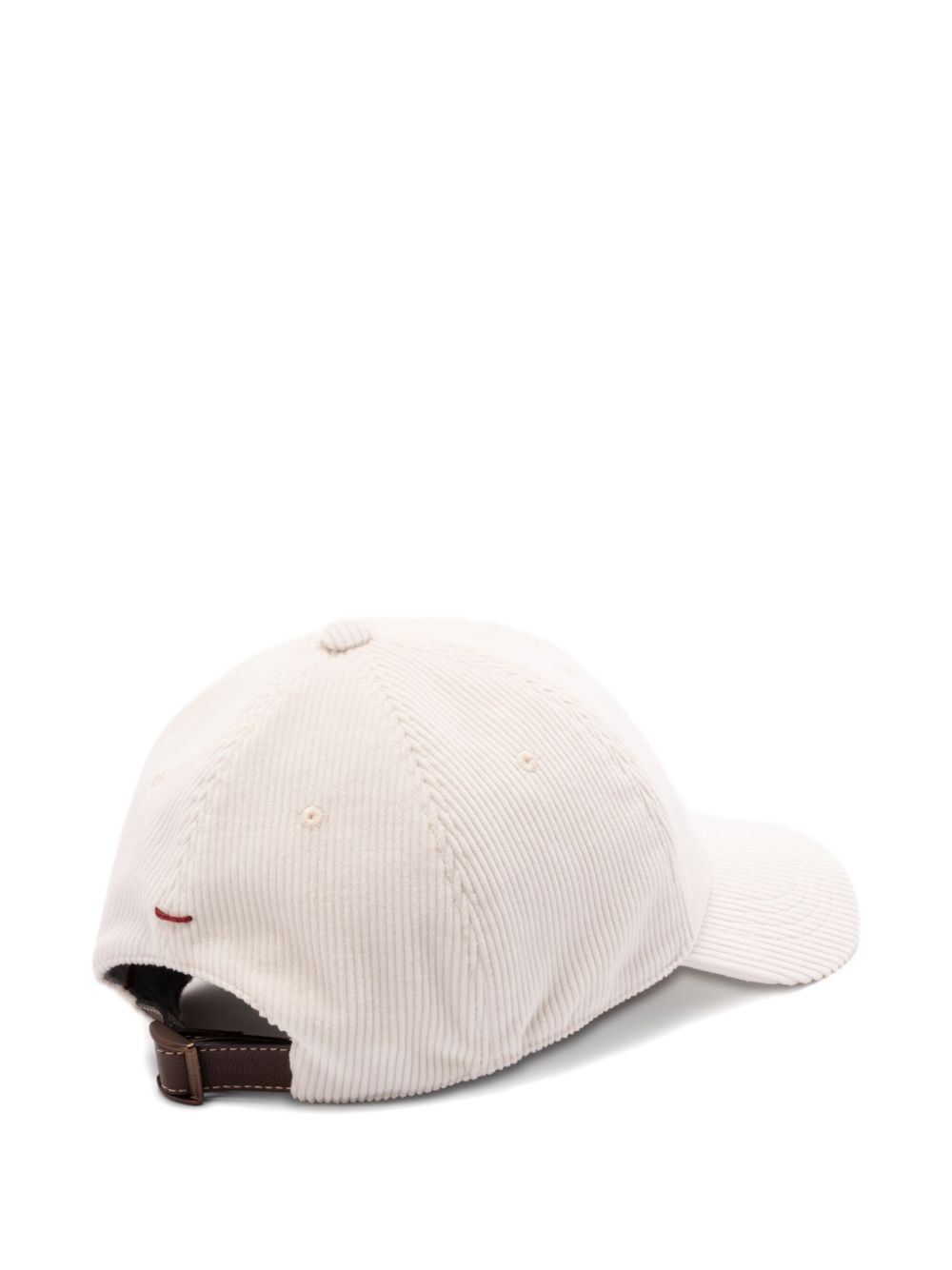 Brunello Cucinelli Baseball hat in comfortable cotton and cashmere corduroy with embroidered logo Brunello Cucinelli