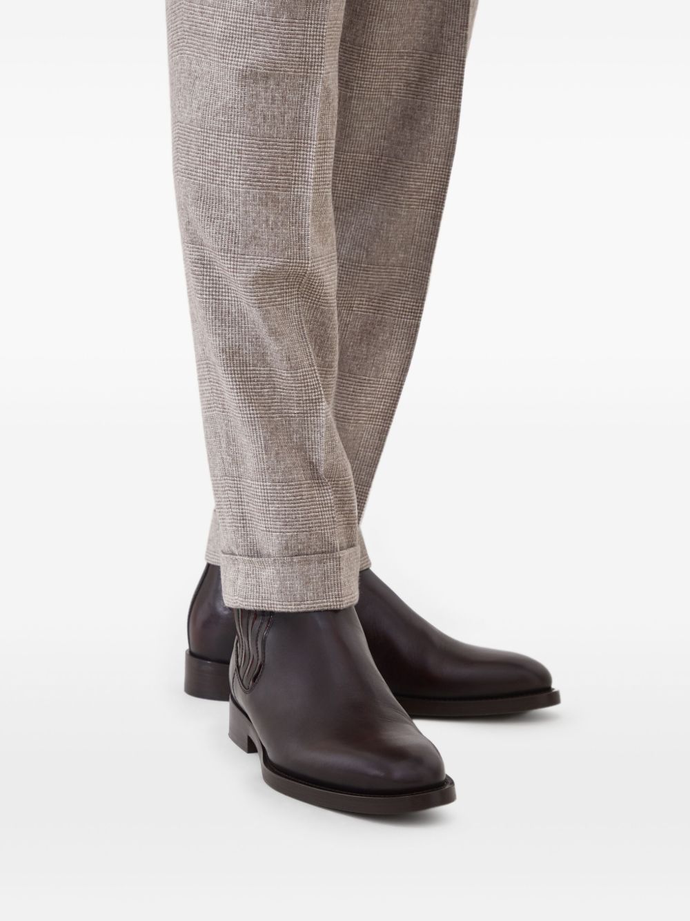 Brunello Cucinelli Chelsea Boot in cloudy calfskin Brunello Cucinelli