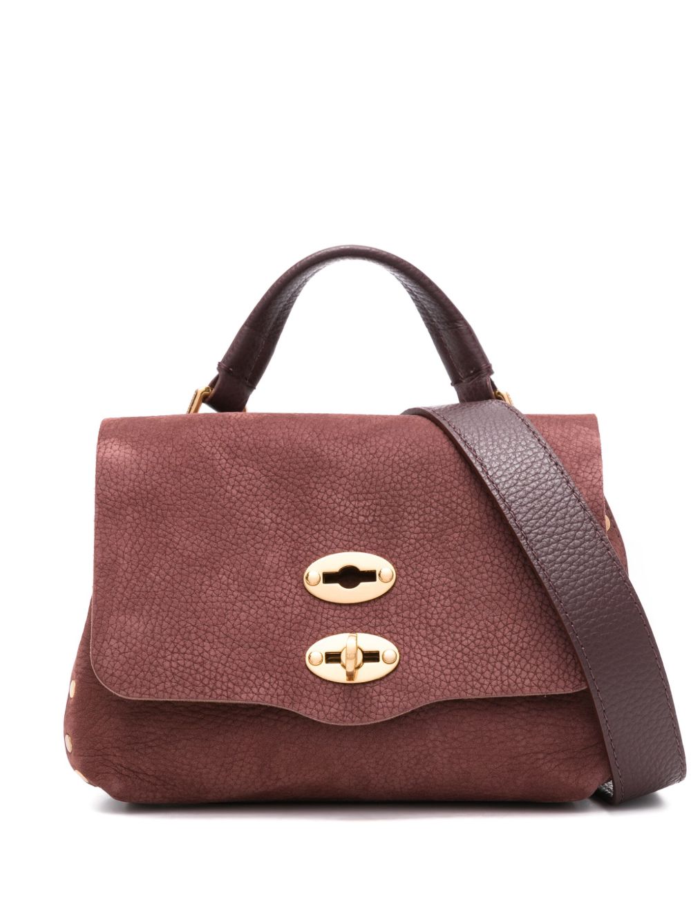 Zanellato Postina Baby bag in red barbera nubuck leather Zanellato