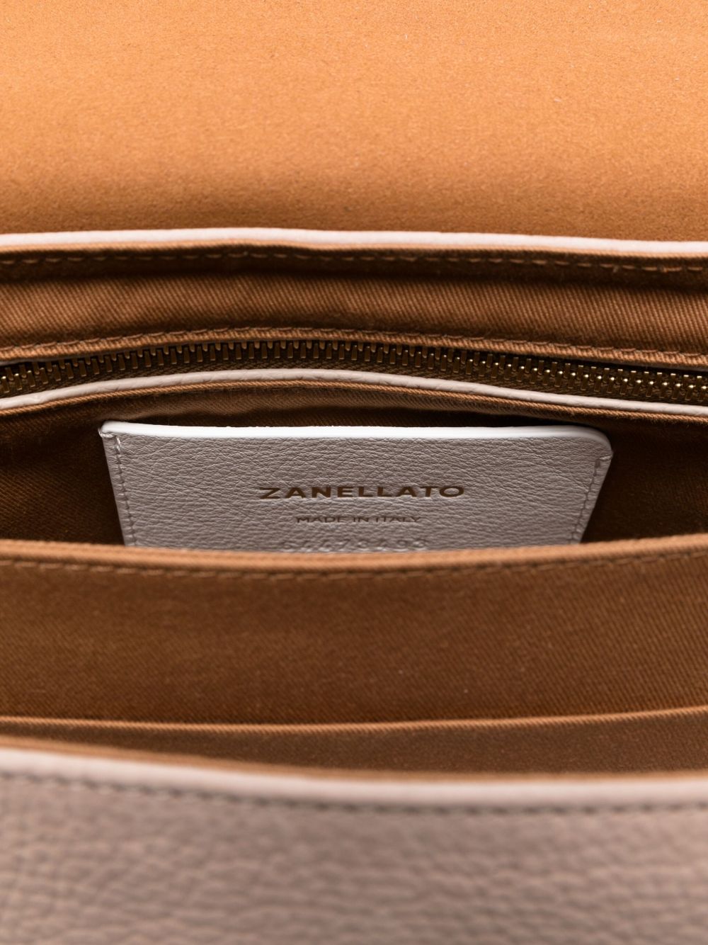 Zanellato Baby Postina double-clasp studded tote bag Zanellato