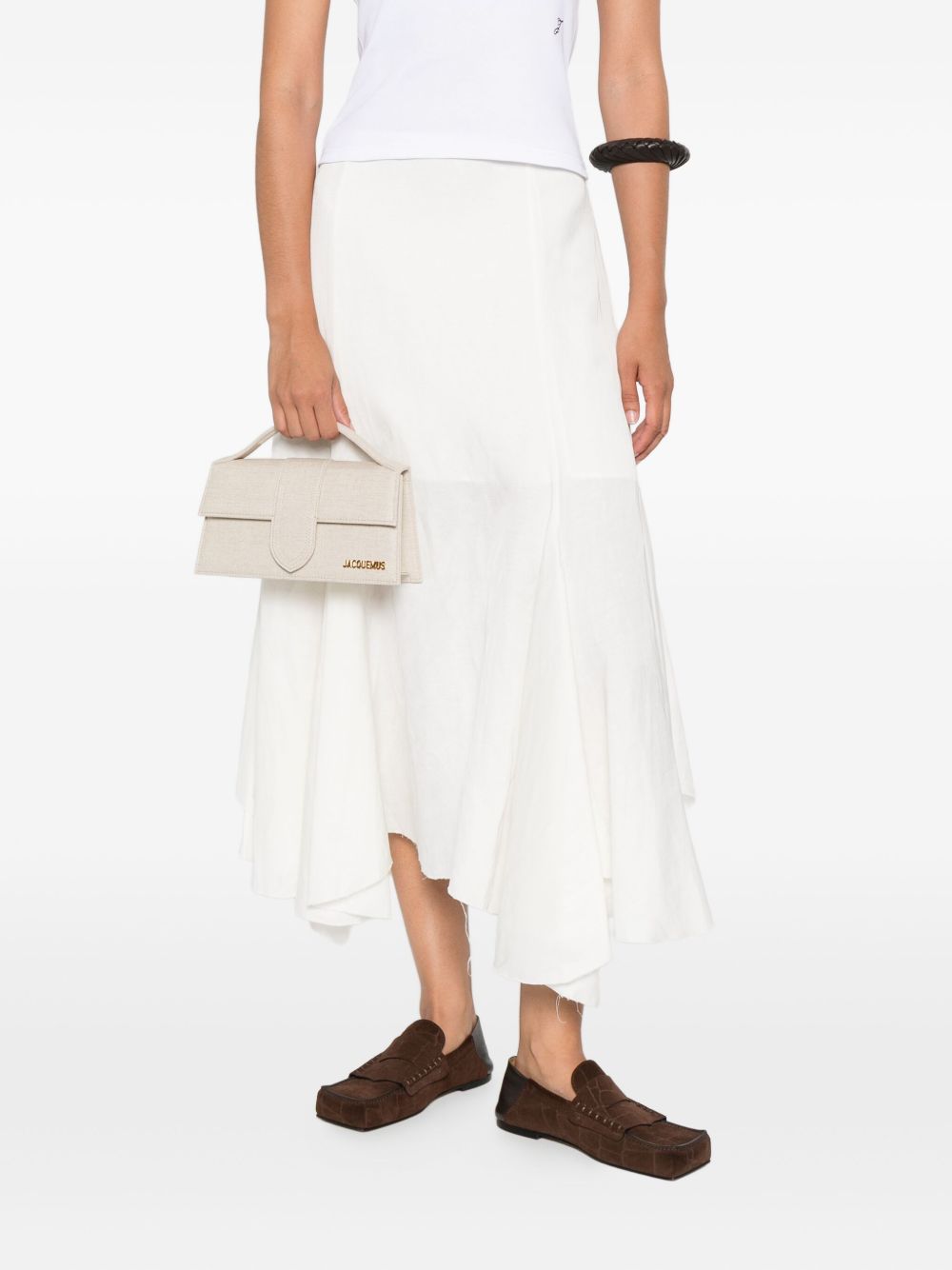 JACQUEMUS The Big Child Shoulder bag with flap. JACQUEMUS