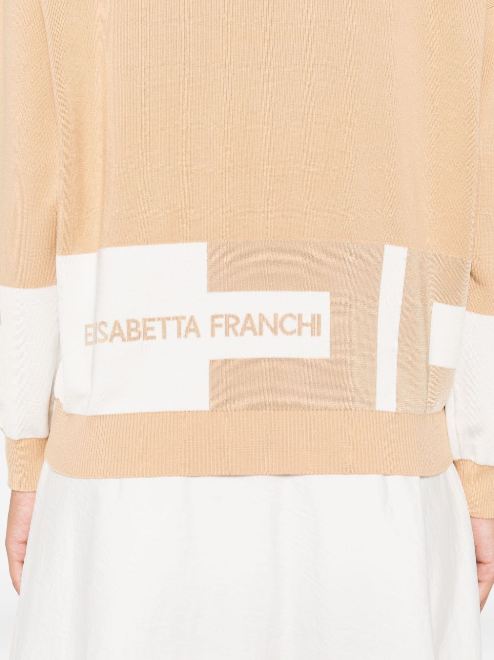 Elisabetta Franchi Sweaters Beige Elisabetta Franchi