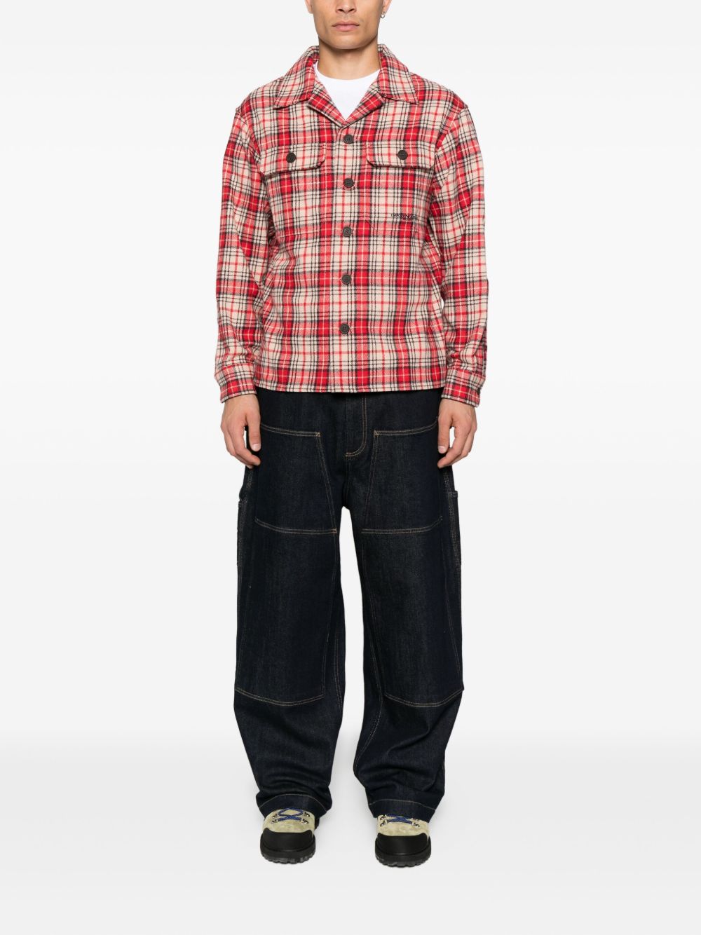 Emporio Armani Checked wool shirt Emporio Armani 