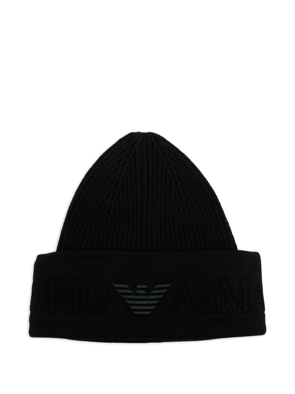 Emporio Armani Logo wool beanie Emporio Armani 