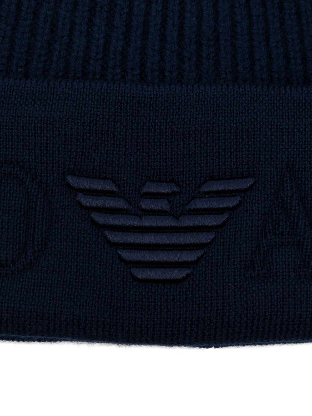 Emporio Armani Logo wool beanie Emporio Armani 