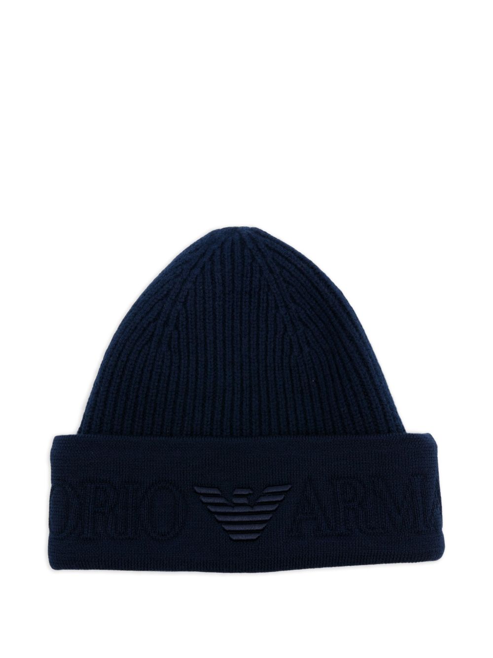 Emporio Armani Logo wool beanie Emporio Armani 