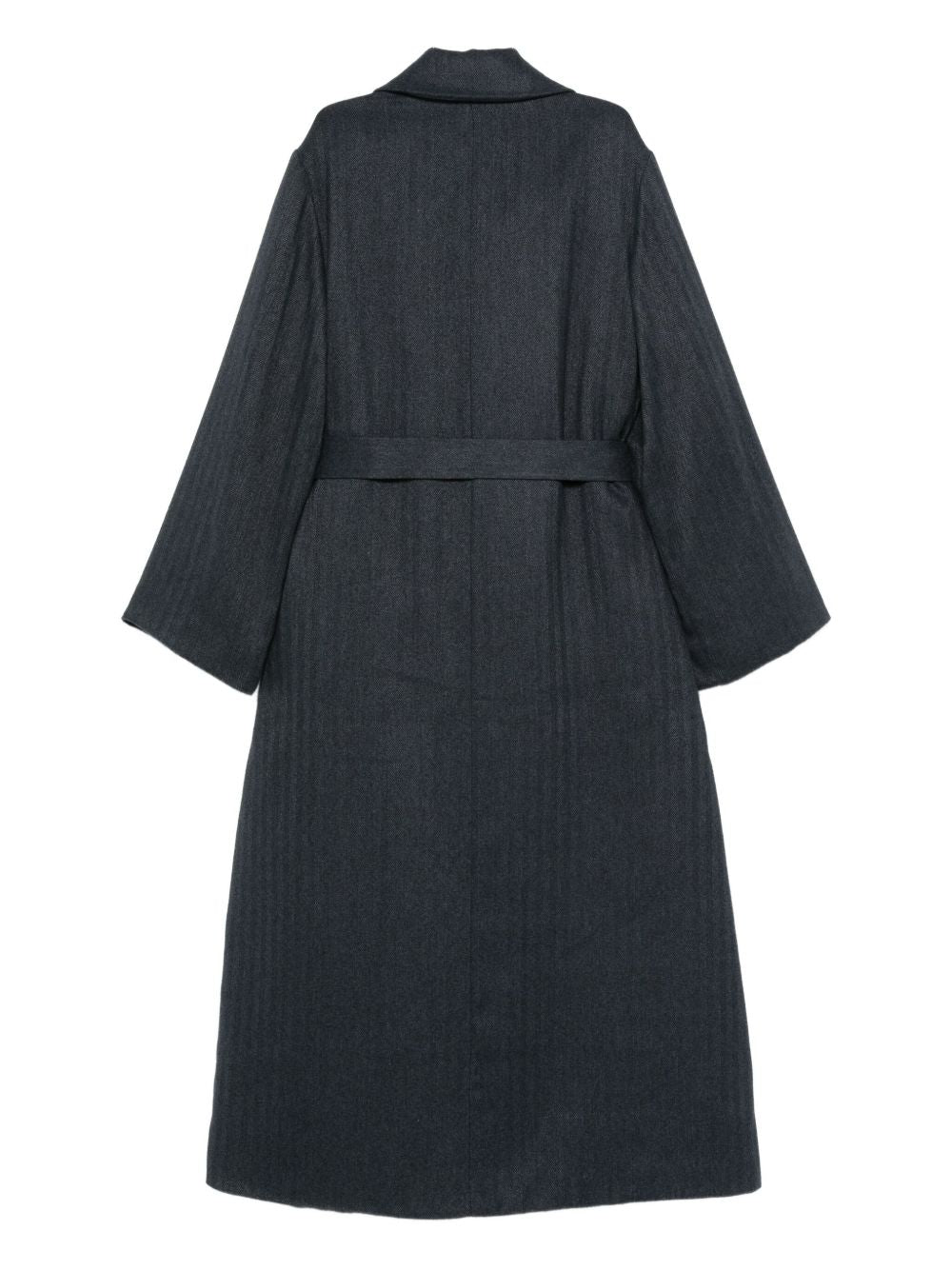 Emporio Armani Striped double-breasted coat Emporio Armani 