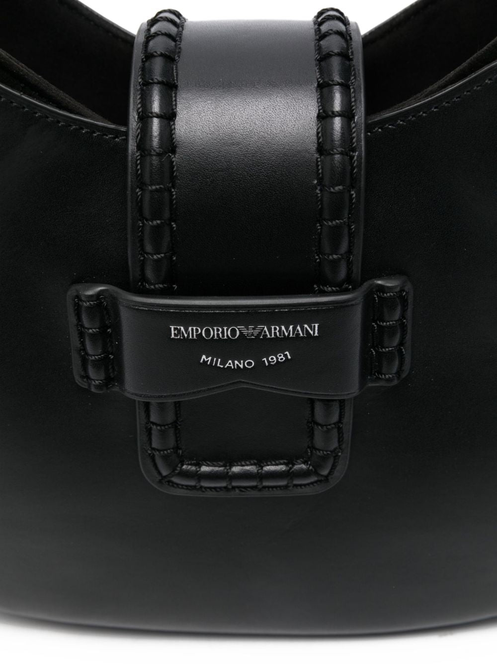 Emporio Armani braided-detail tote bag Emporio Armani 