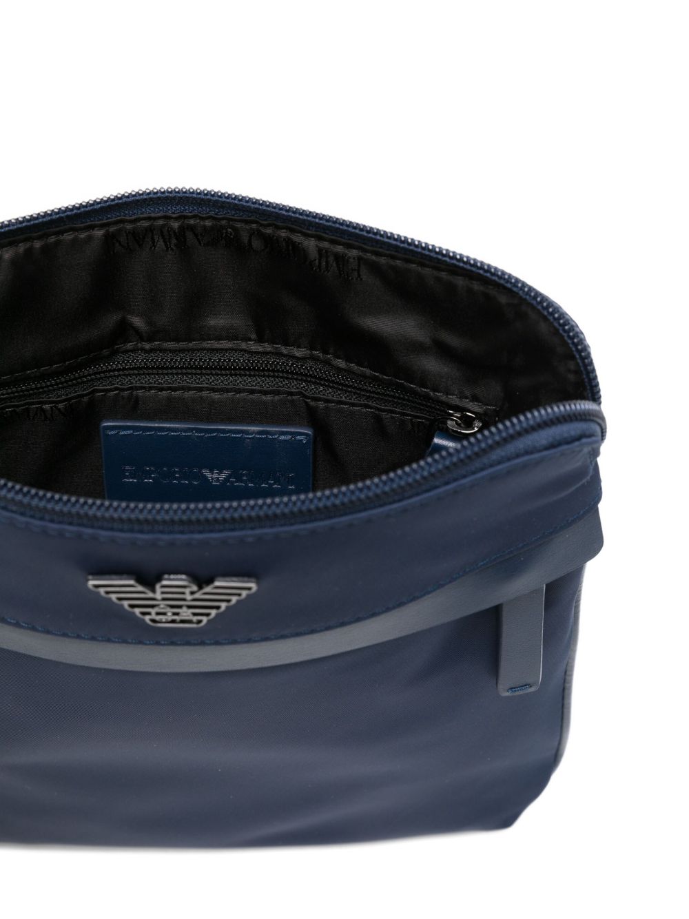Emporio Armani ASV recycled-nylon flat shoulder bag Emporio Armani 