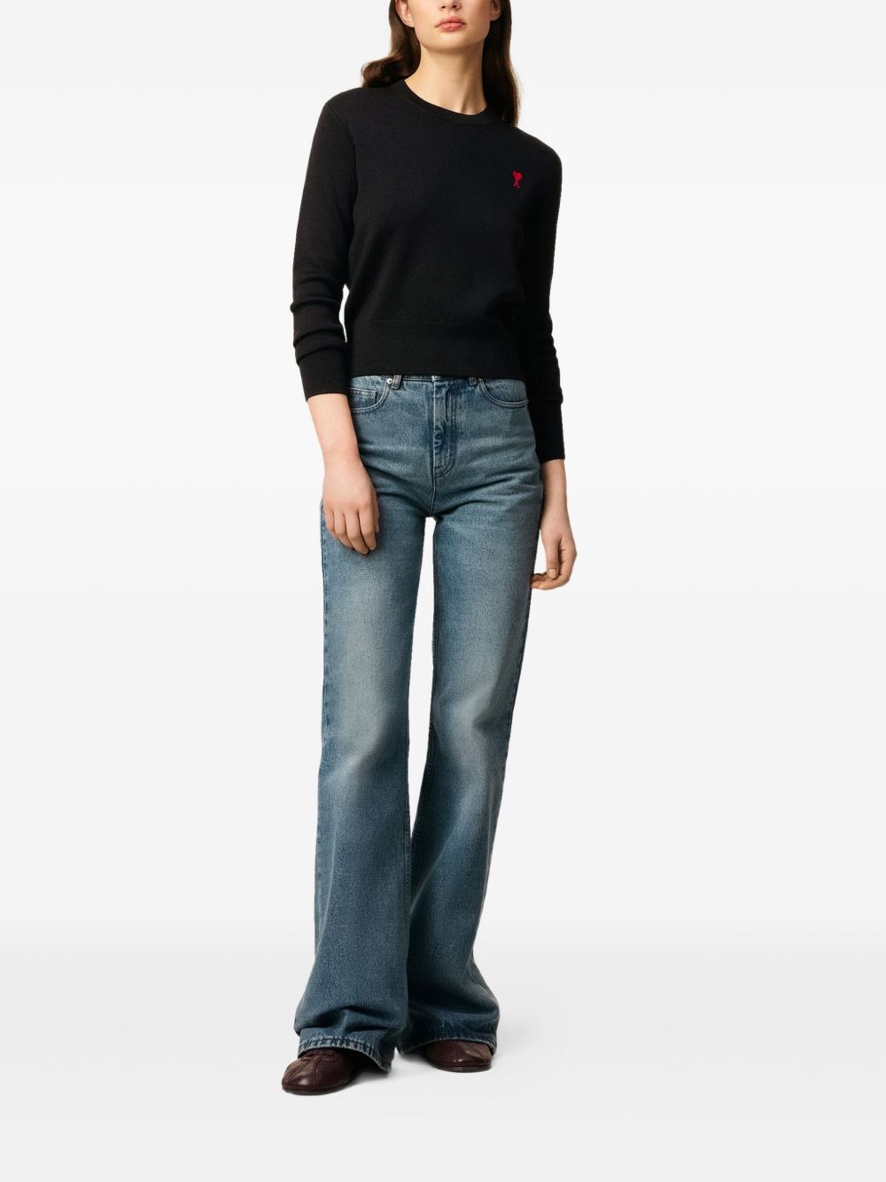 Ami Paris Sweaters Black Ami Paris