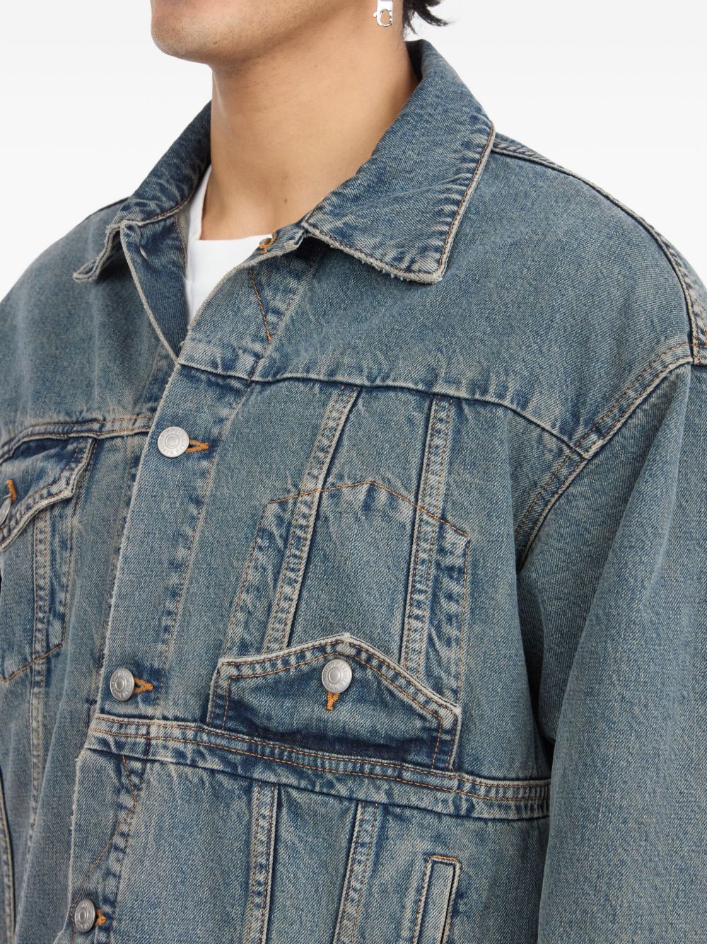 MM6 Maison Margiela Coats Clear Blue MM6 Maison Margiela