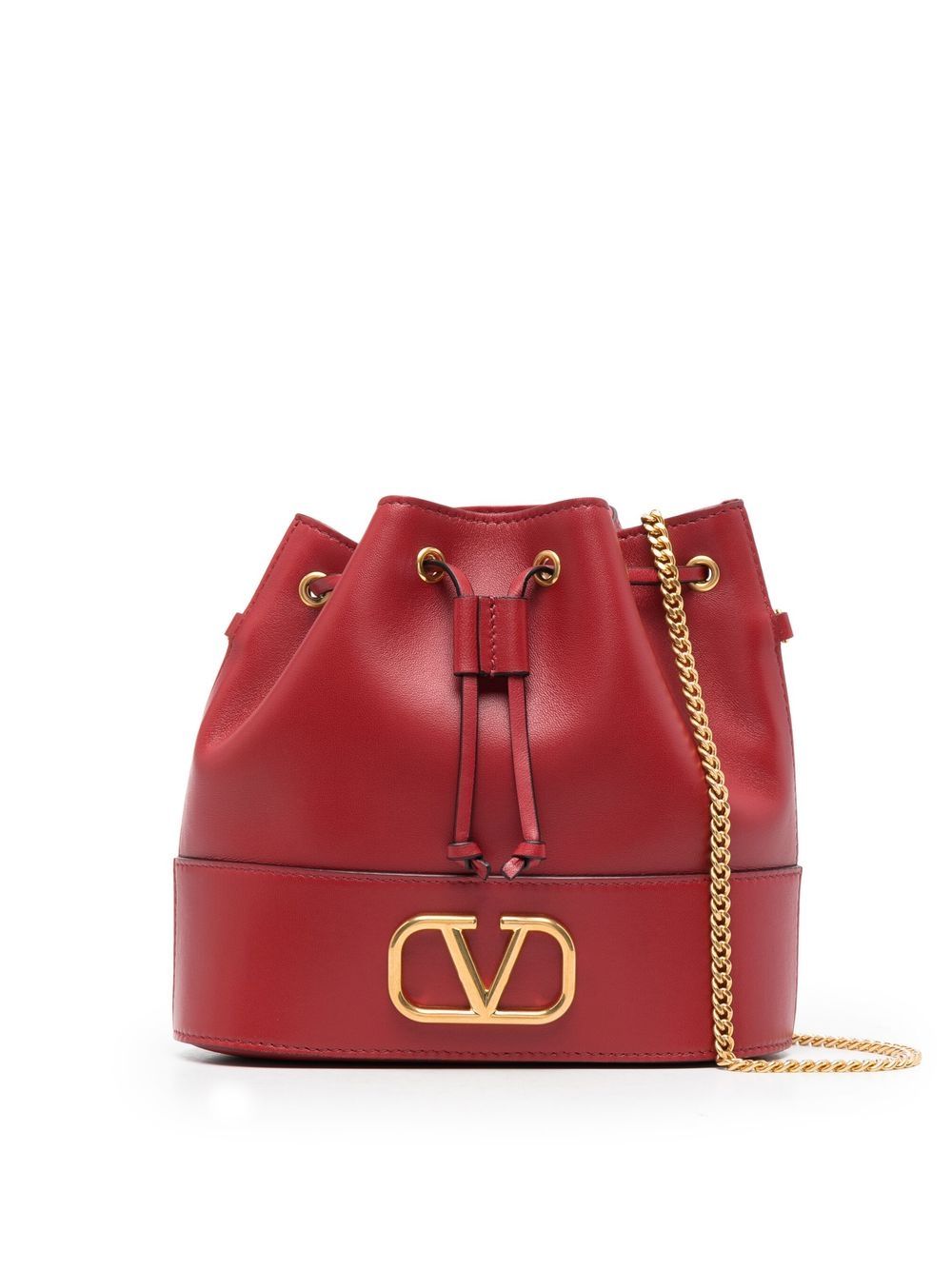 Valentino Garavani VLogo leather bucket bag