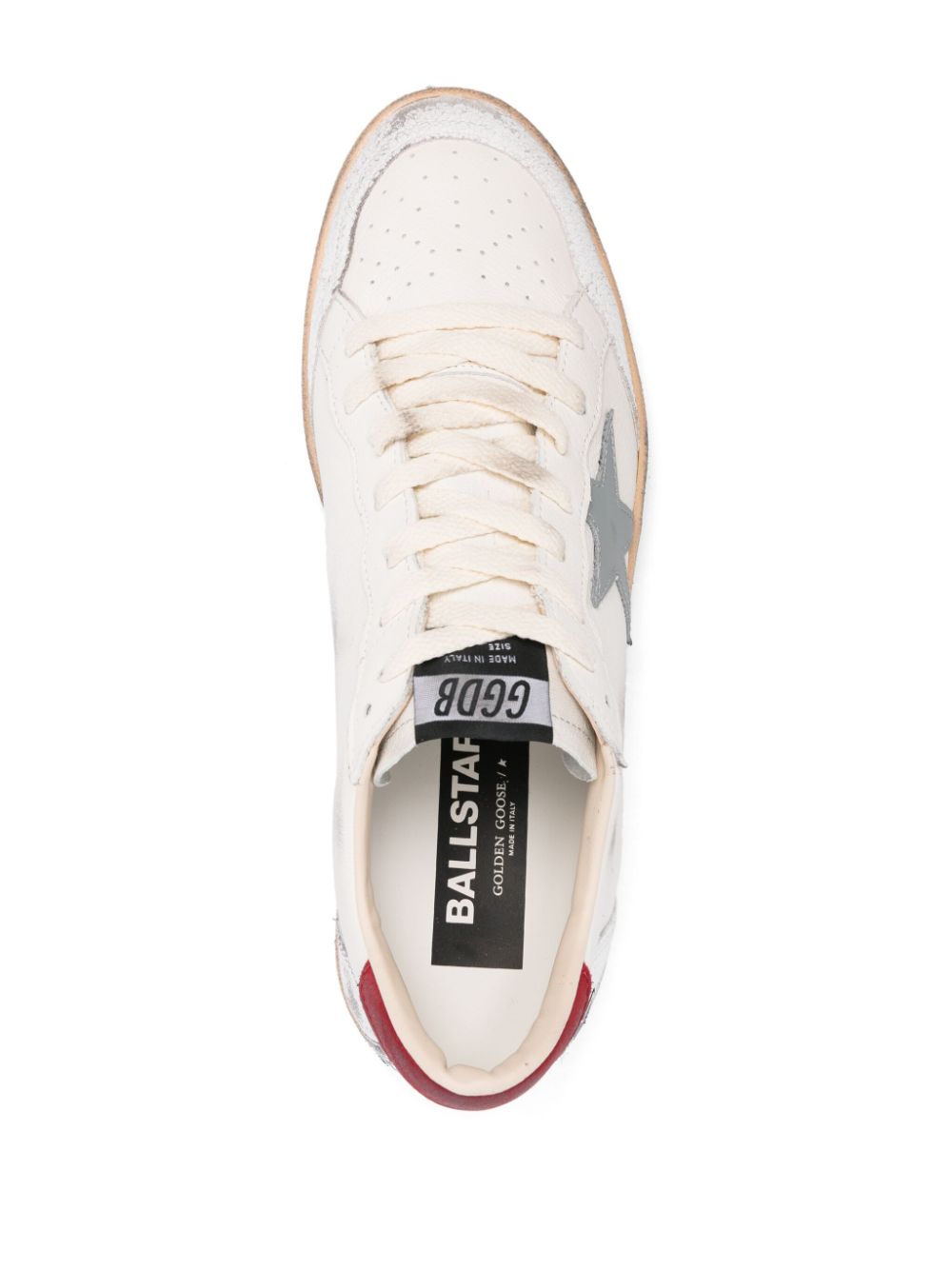 Golden Goose Ball Star LTD in nappa with laminated leather star and suede heel tab Golden Goose