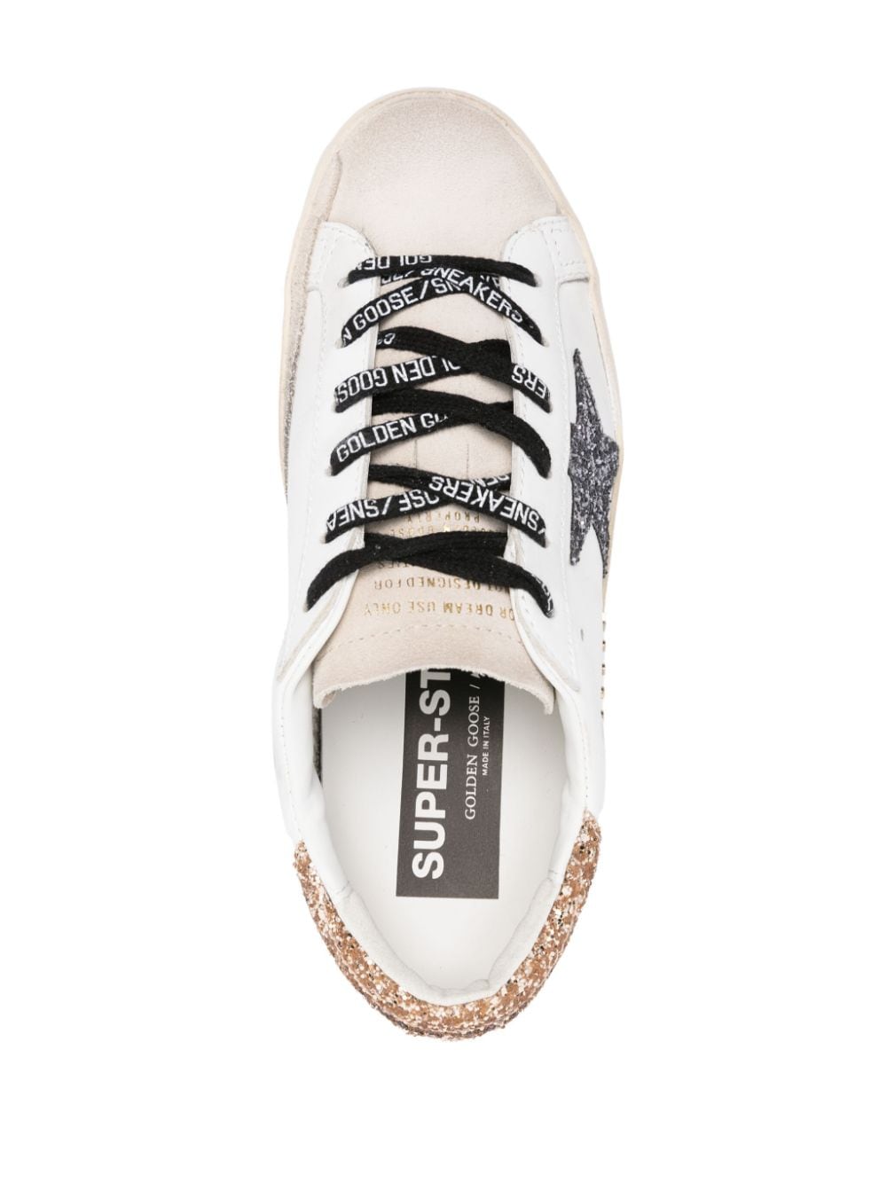 Golden Goose Super-Star glittered sneakers Golden Goose