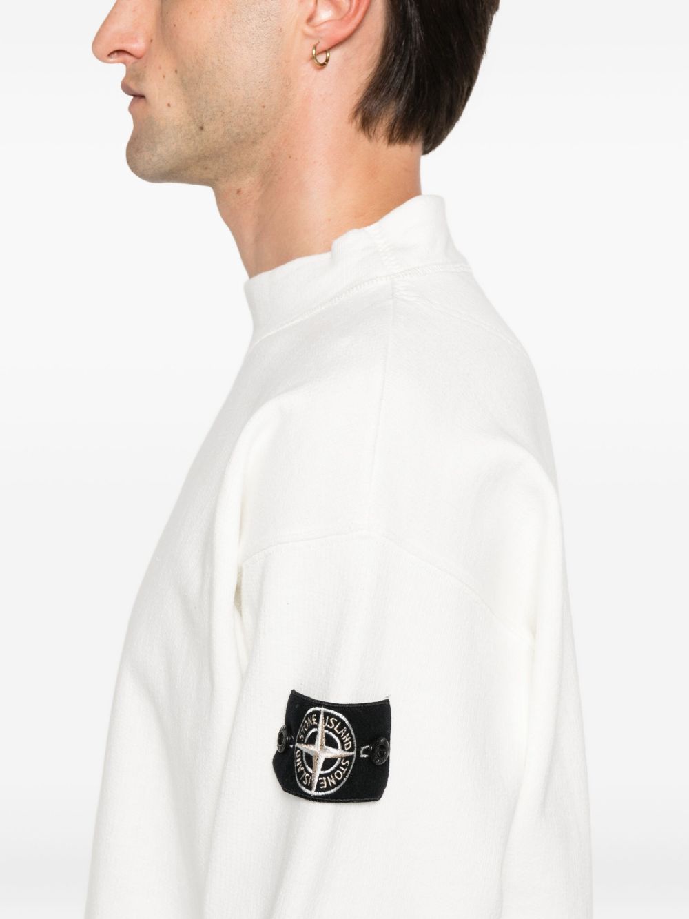 Stone Island Sweaters White Stone Island