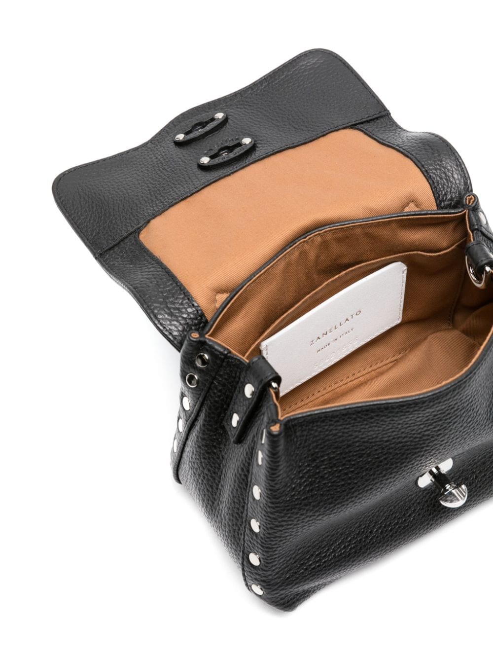 Zanellato Baby Postina Messenger Bag In Tumbled Leather Zanellato