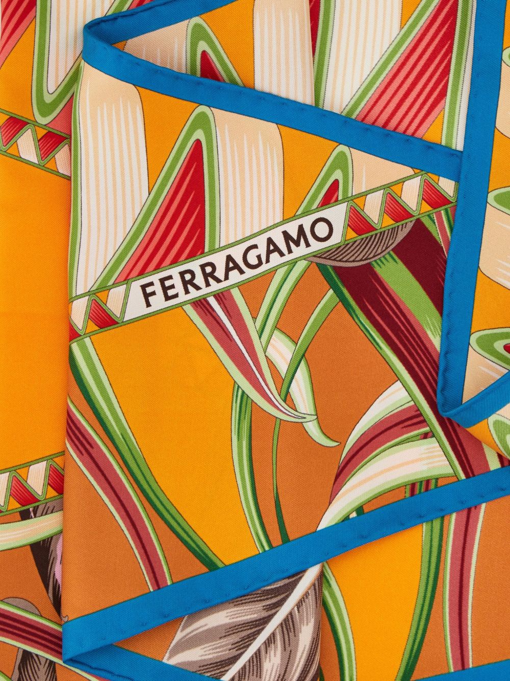 Ferragamo Printed silk foulard Ferragamo
