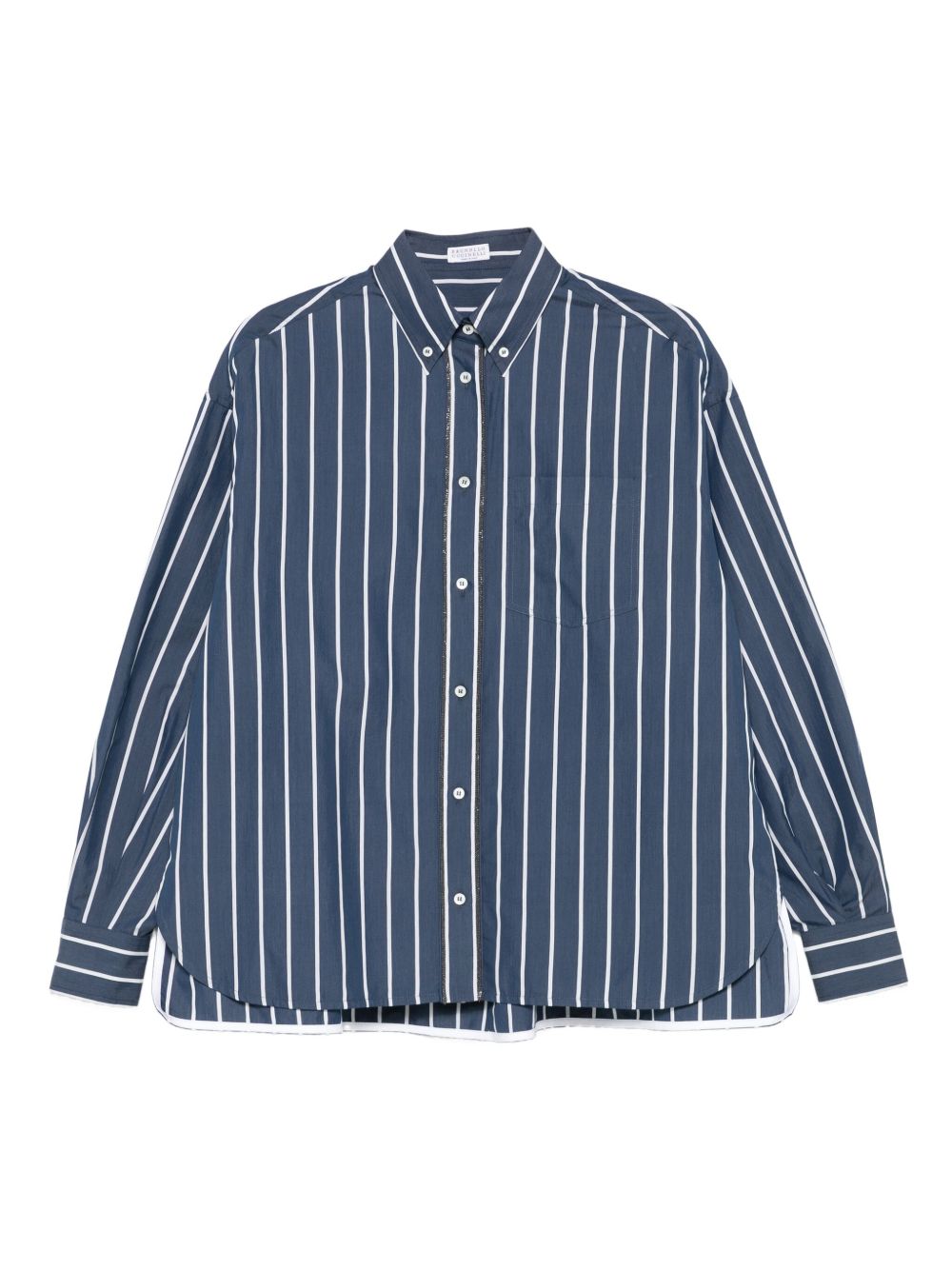 Brunello Cucinelli Shirts Blue Brunello Cucinelli