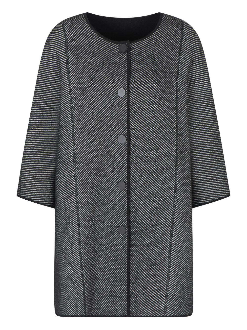 Emporio Armani Cape in double-faced virgin wool fabric stitch Emporio Armani 