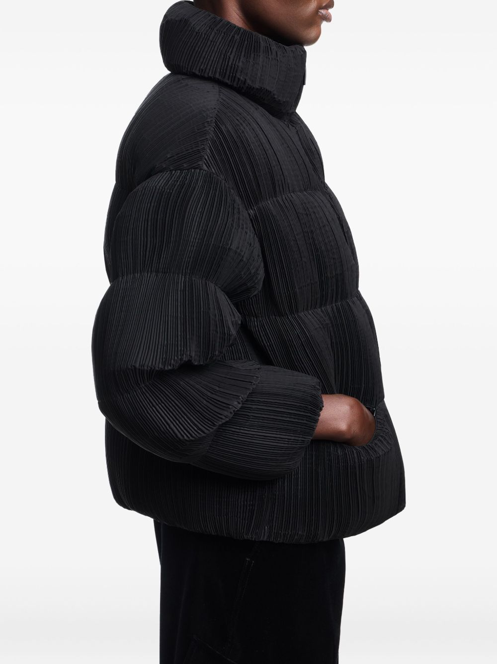 Emporio Armani Jacket in pleated techno fabric Emporio Armani 