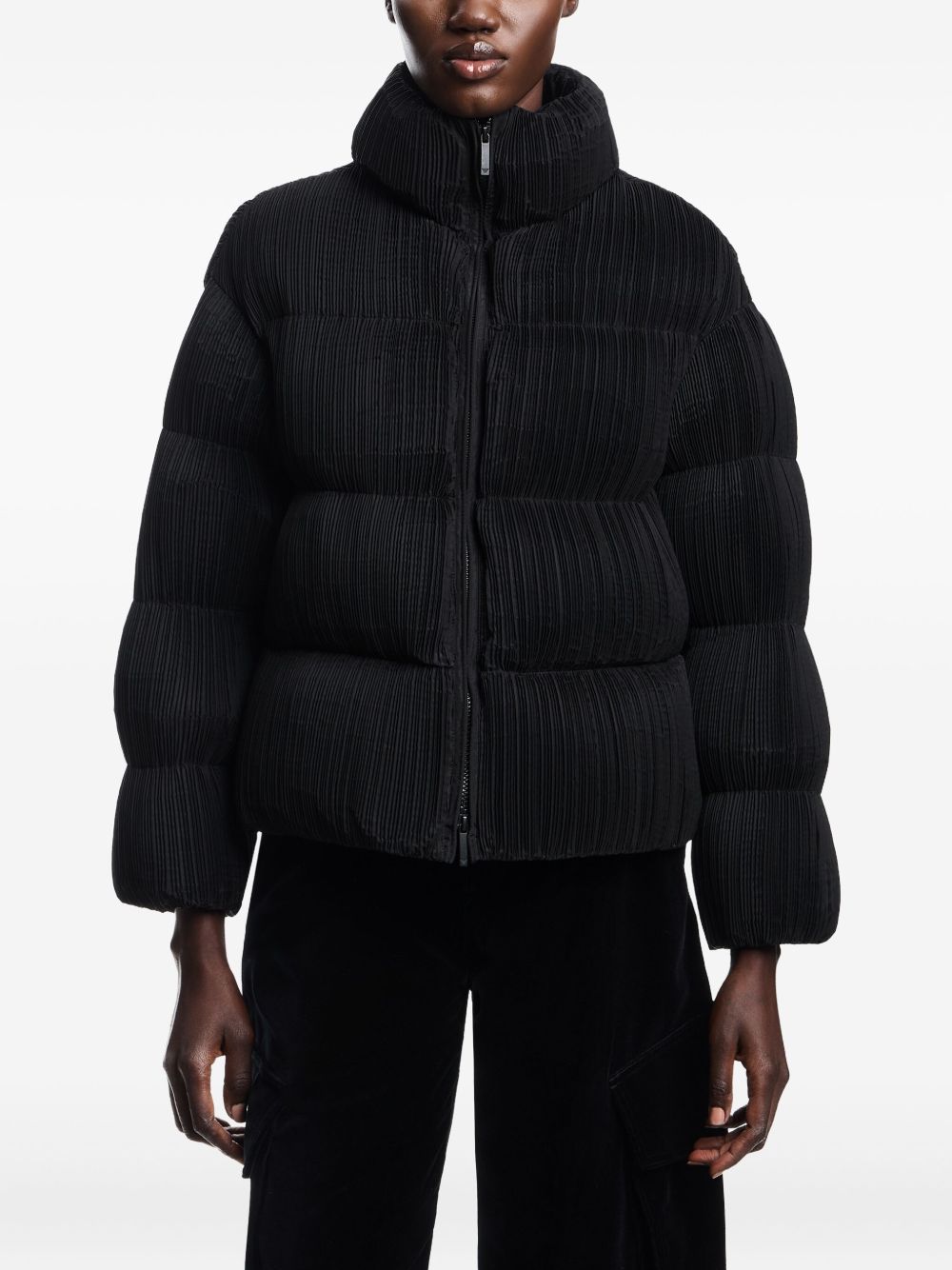 Emporio Armani Jacket in pleated techno fabric Emporio Armani 