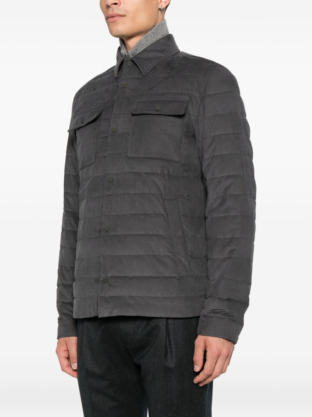 Herno Coats Grey Herno