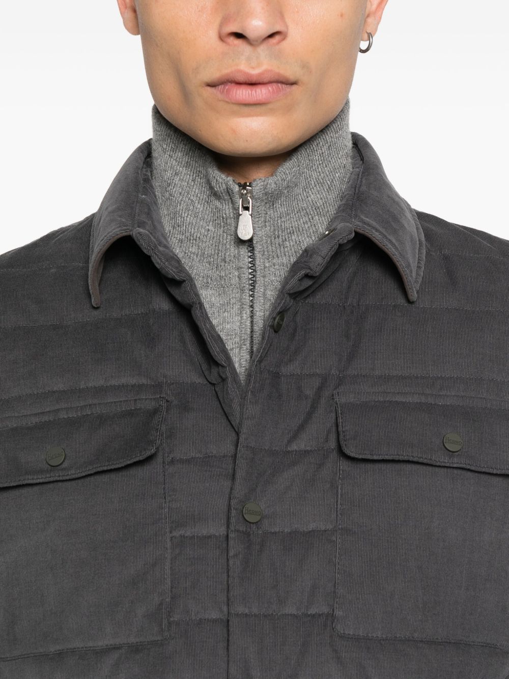 Herno Coats Grey Herno