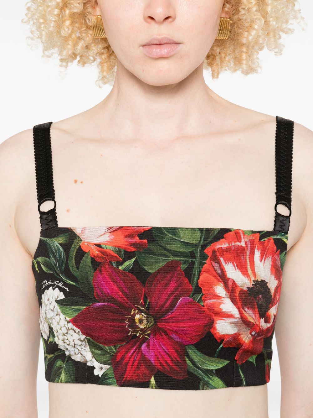 Dolce & Gabbana floral-print Top Dolce & Gabbana