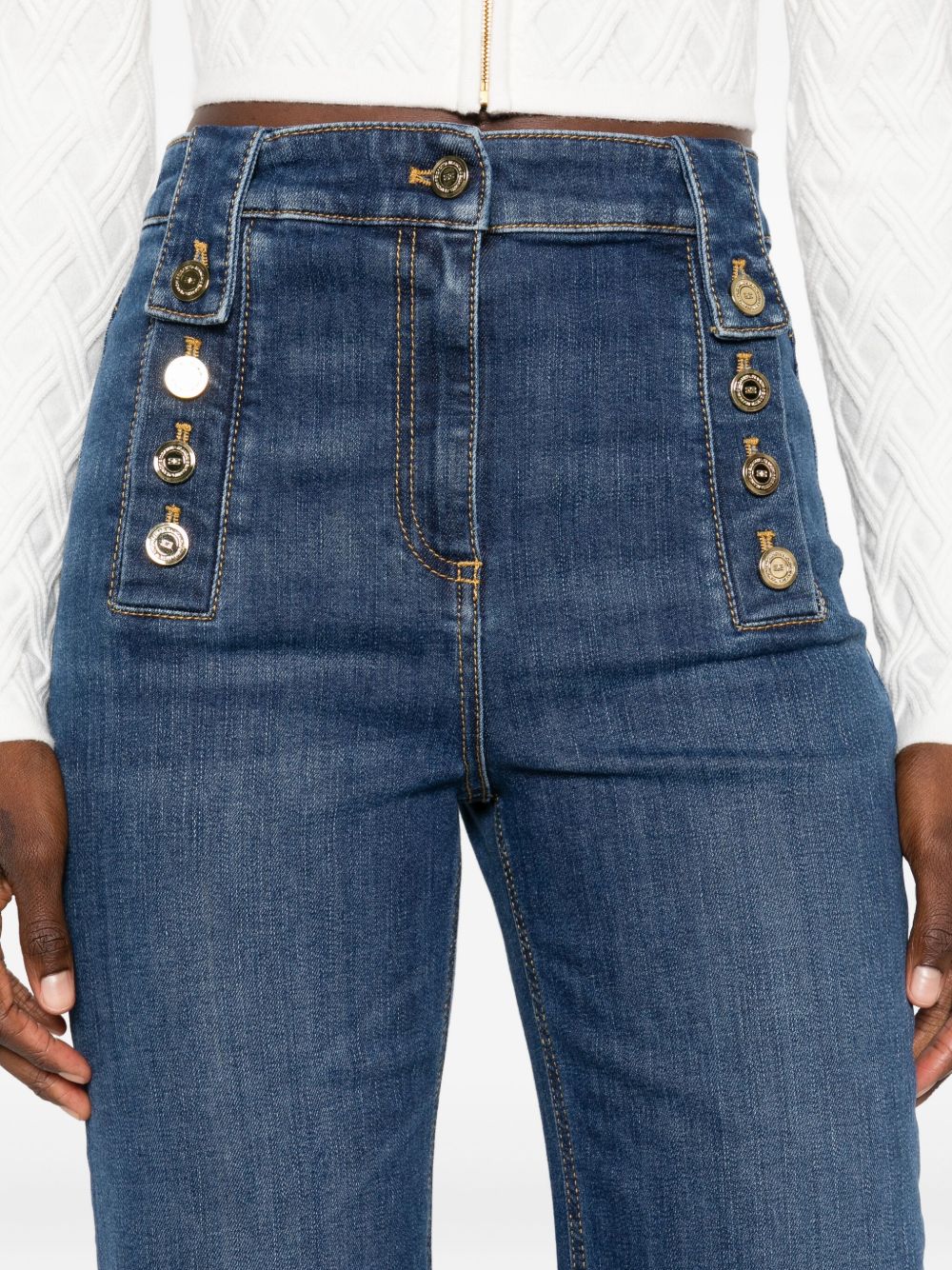 Elisabetta Franchi Jeans Blue Elisabetta Franchi
