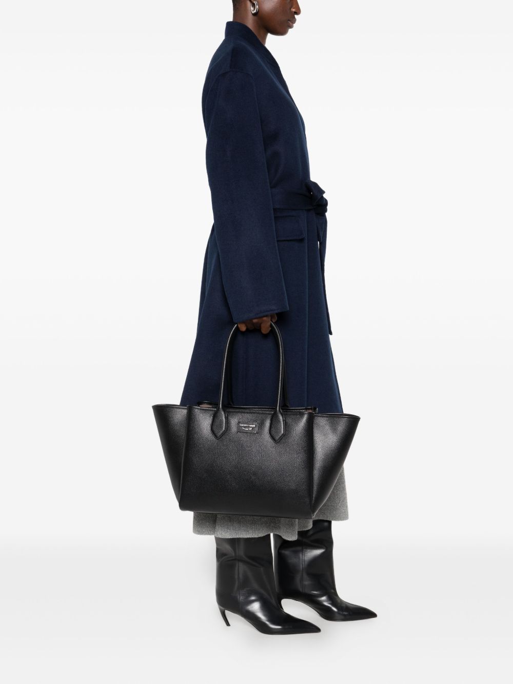 Emporio Armani Large shopper with palmellato finish Emporio Armani 