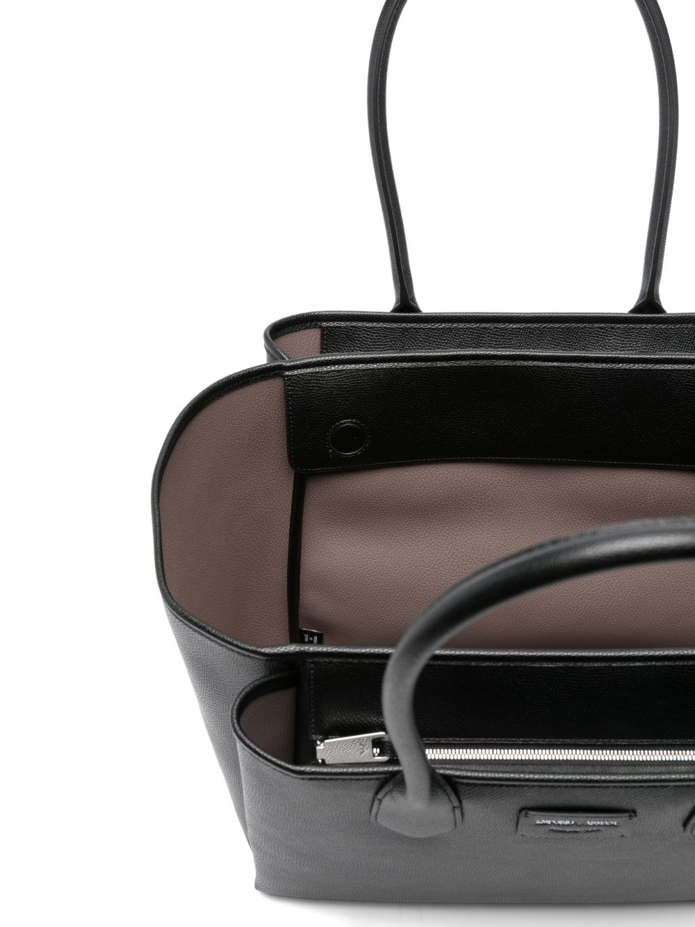 Emporio Armani Large shopper with palmellato finish Emporio Armani 