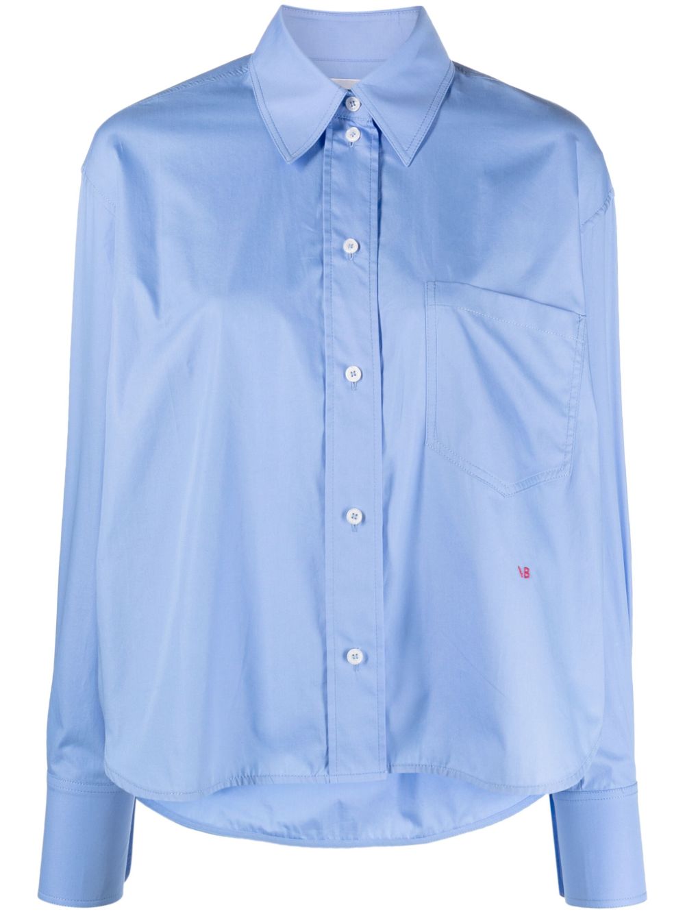 Victoria Beckham Shirts Clear Blue Victoria Beckham