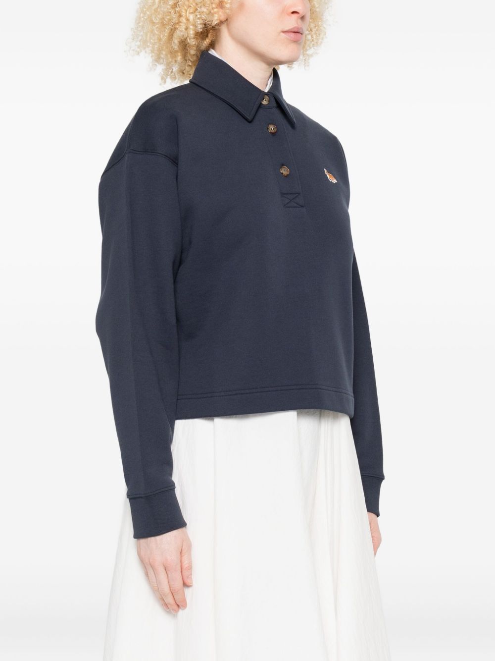 Maison Kitsuné MAISON KITSUNE' T-shirts and Polos Blue Maison Kitsuné
