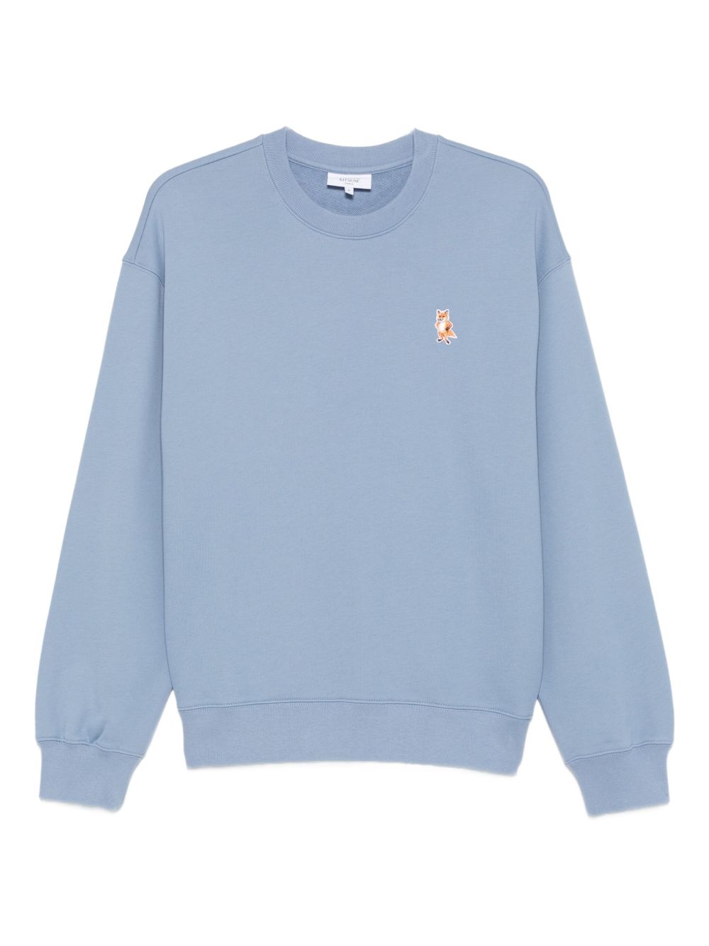 Maison Kitsuné Fox-embroidered cotton sweatshirt Maison Kitsuné 