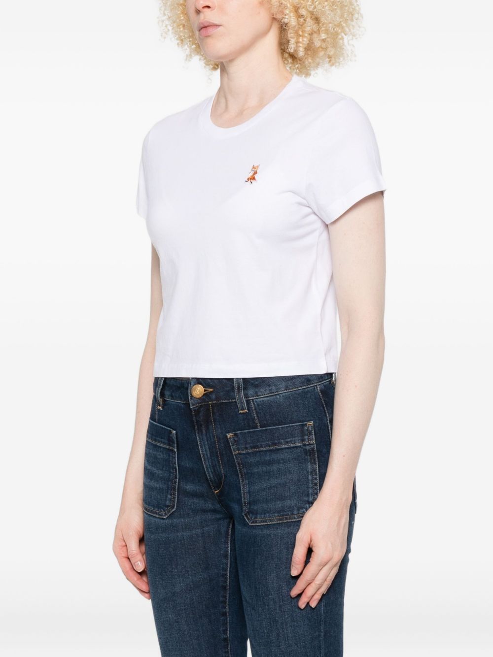 Maison Kitsuné MAISON KITSUNE' T-shirts and Polos White Maison Kitsuné
