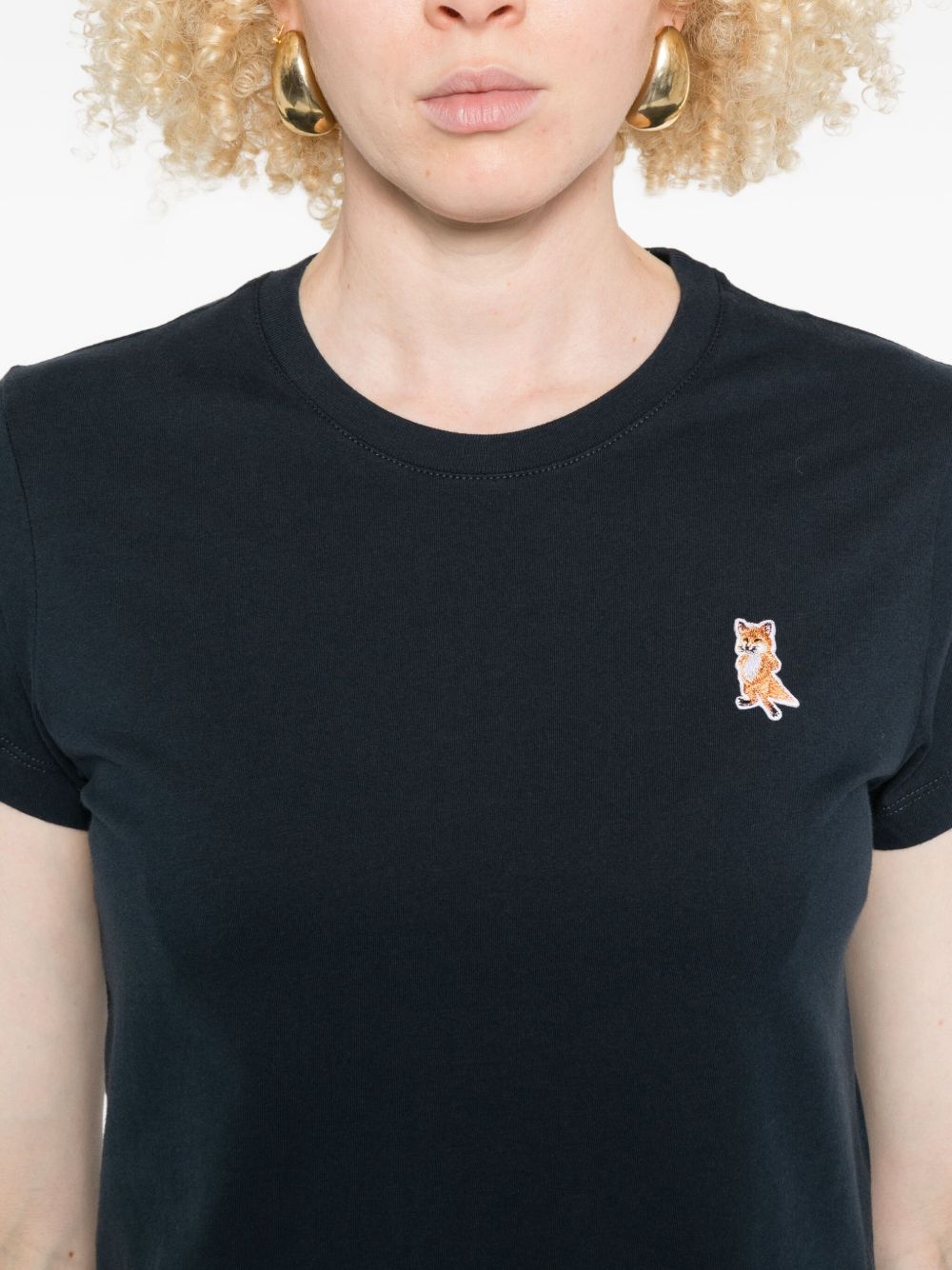 Maison Kitsuné MAISON KITSUNE' T-shirts and Polos Blue Maison Kitsuné