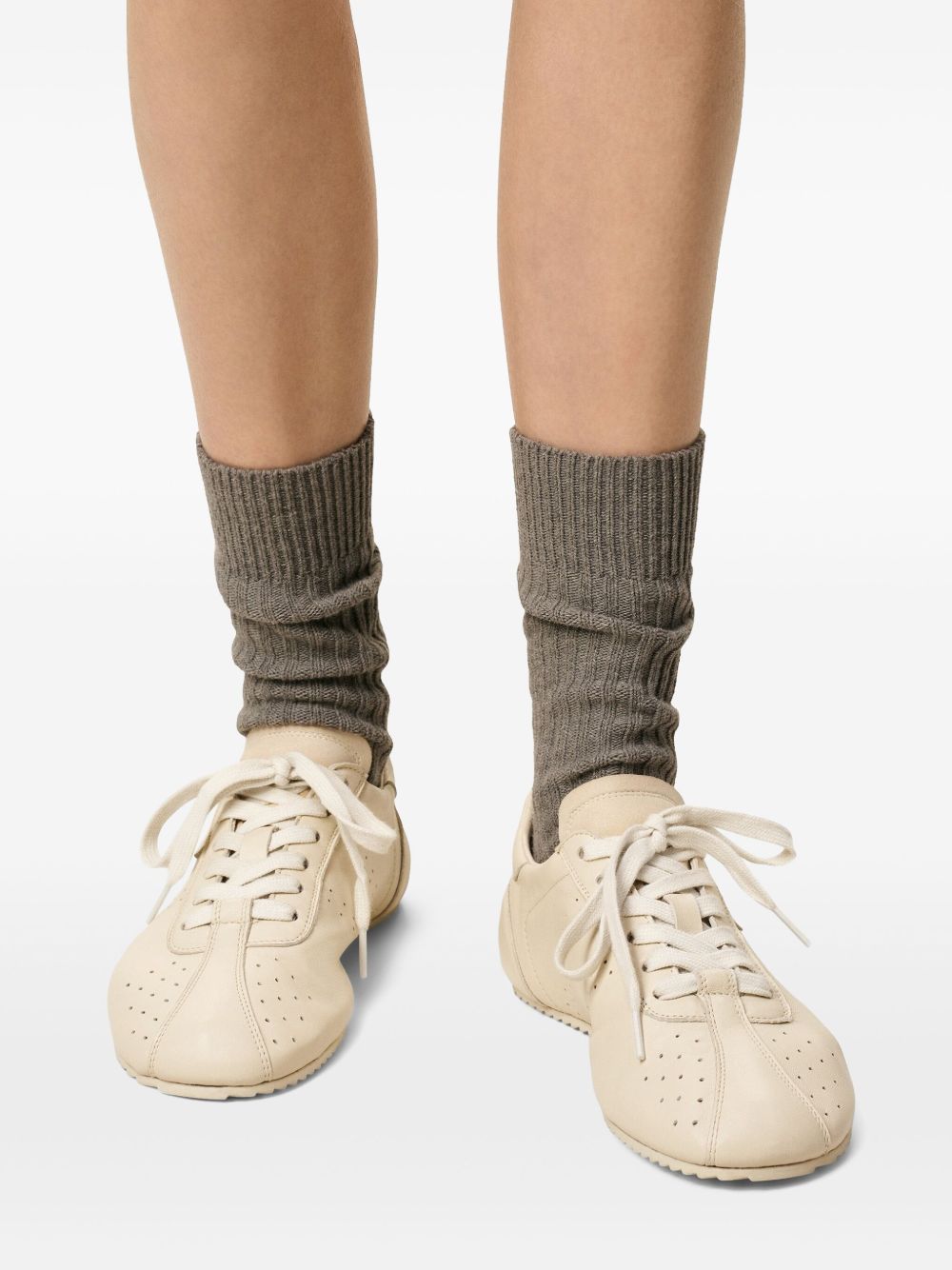 Ami Paris Sneakers Ivory Ami Paris