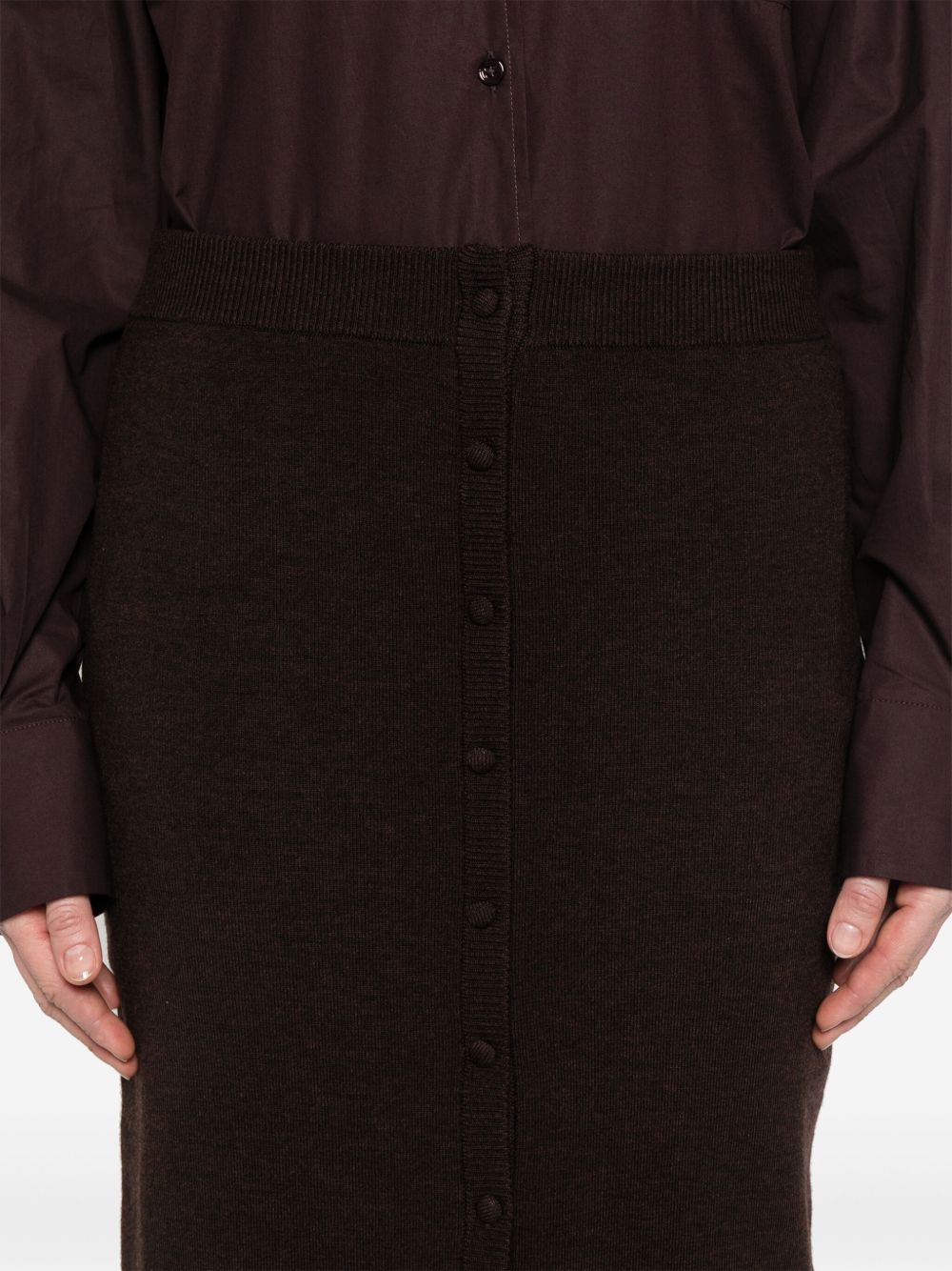 Victoria Beckham Skirts Brown Victoria Beckham