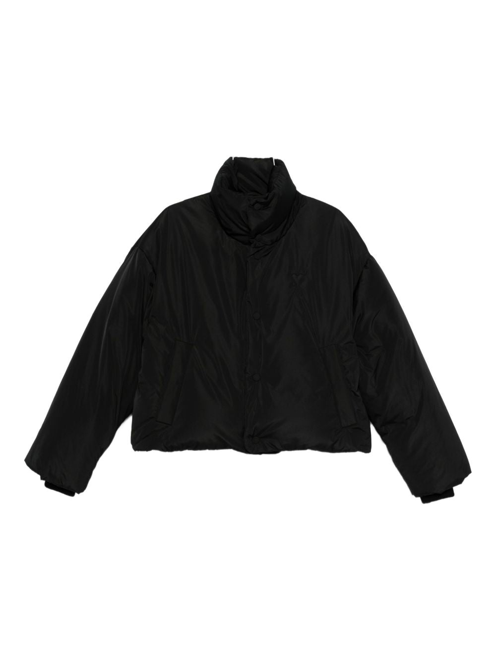 Ami Paris Coats Black Ami Paris