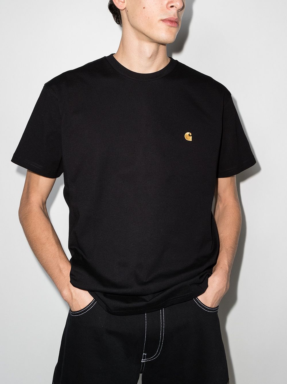 CARHARTT WIP MAIN T-shirts and Polos Black Carhartt Wip Main 
