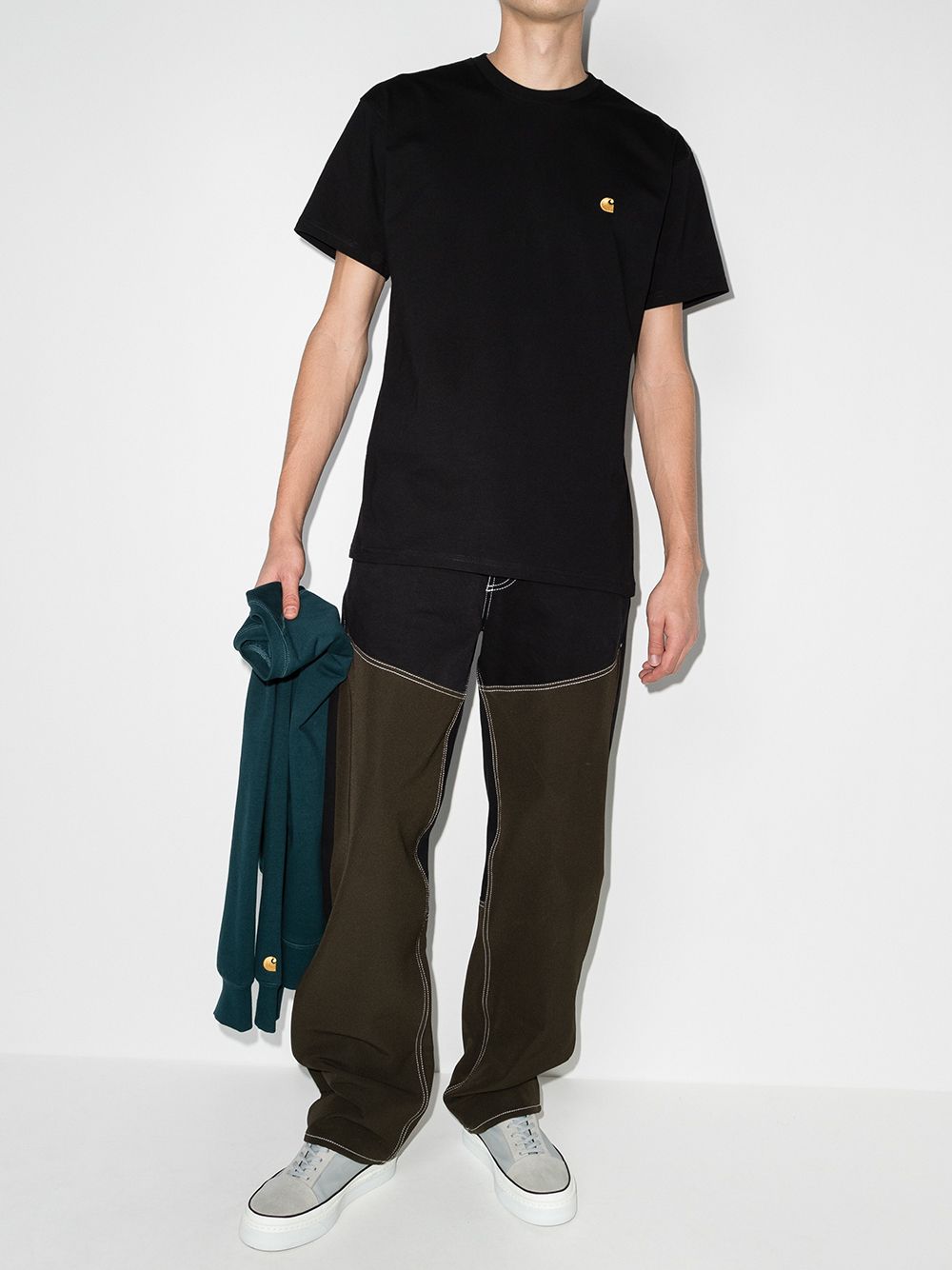 CARHARTT WIP MAIN T-shirts and Polos Black Carhartt Wip Main 
