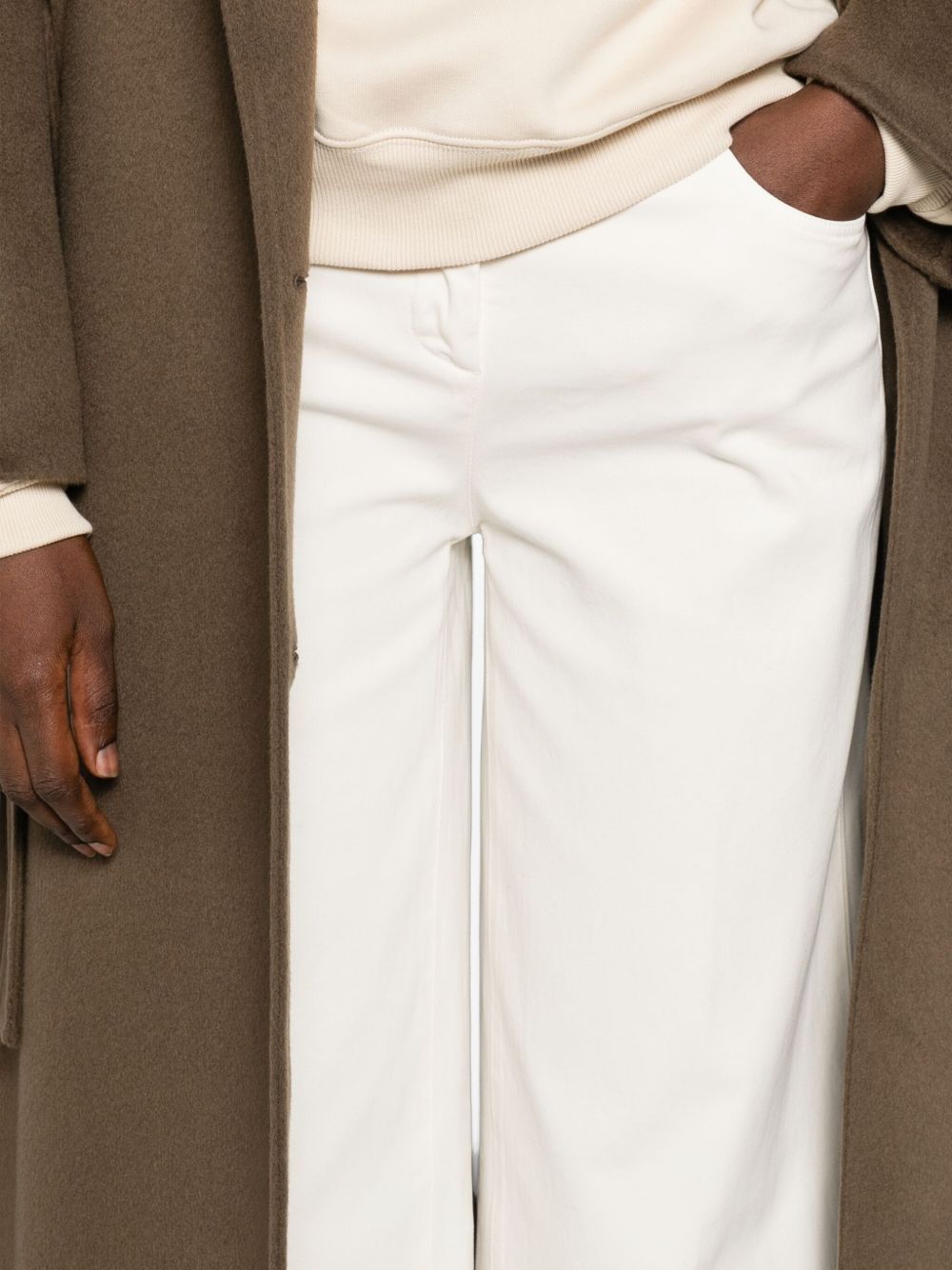 Via Masini 80 Trousers Cream Via Masini 80