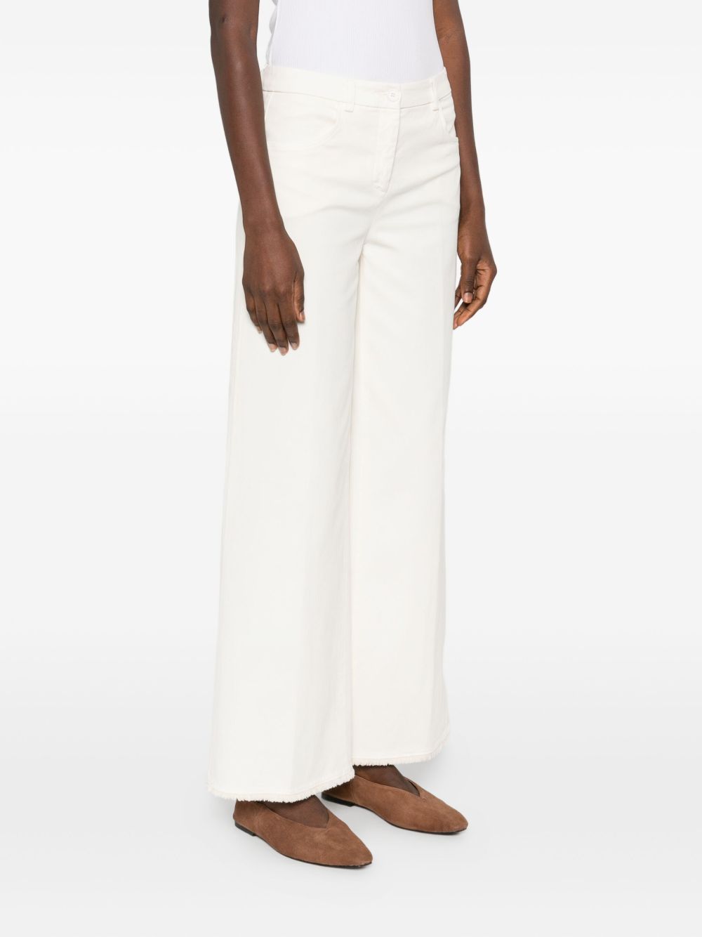 Via Masini 80 Trousers Cream Via Masini 80