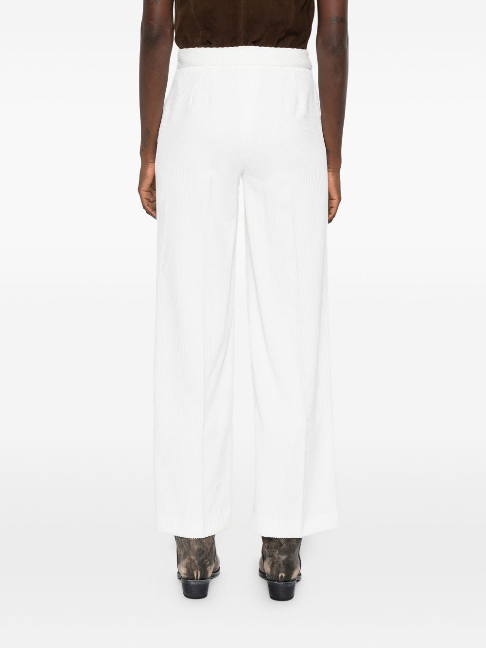 Via Masini 80 Trousers White Via Masini 80