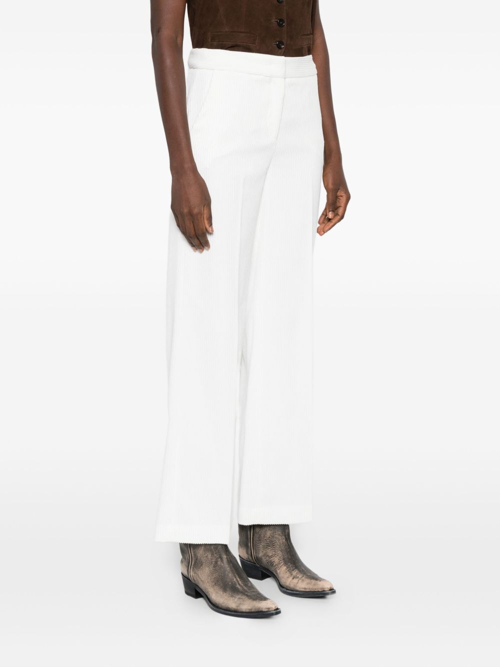 Via Masini 80 Trousers White Via Masini 80