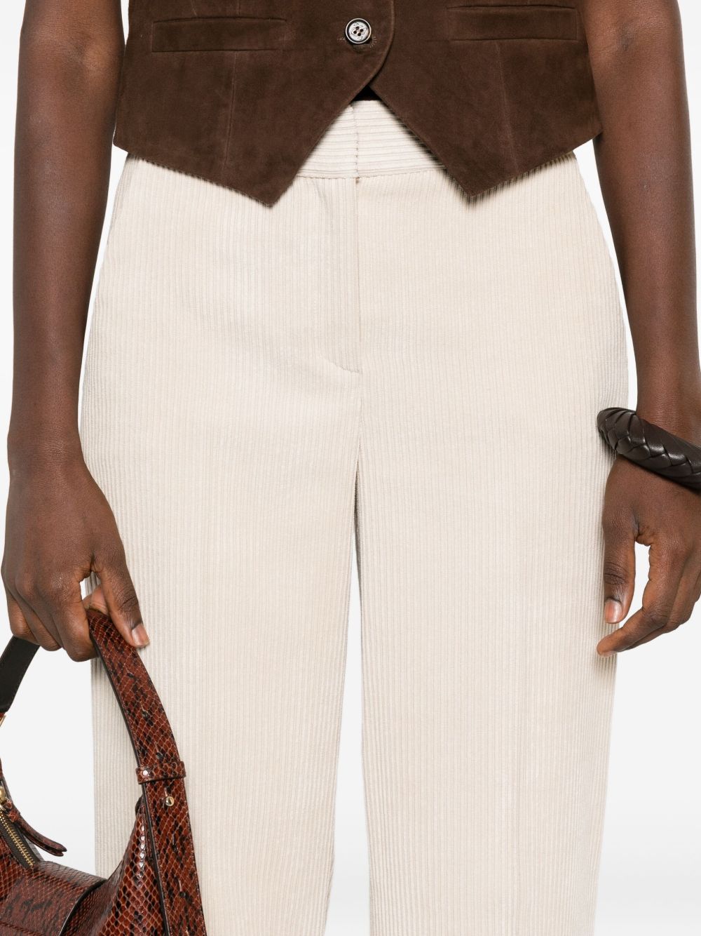 Via Masini 80 Trousers Beige Via Masini 80